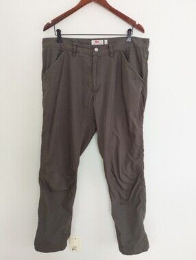 Fjällräven Men's High Coast Trousers G-1000 Lite Hiking Pants Dark Grey Size 37